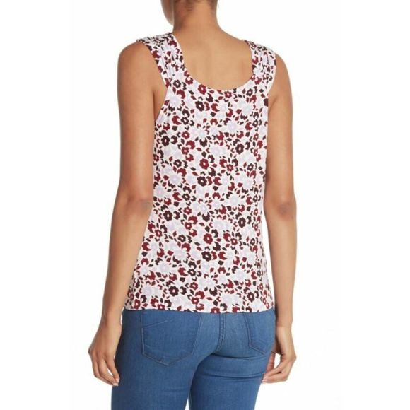 14TH & UNION - Shirred Straps Floral Blouse - Picture 2 of 8